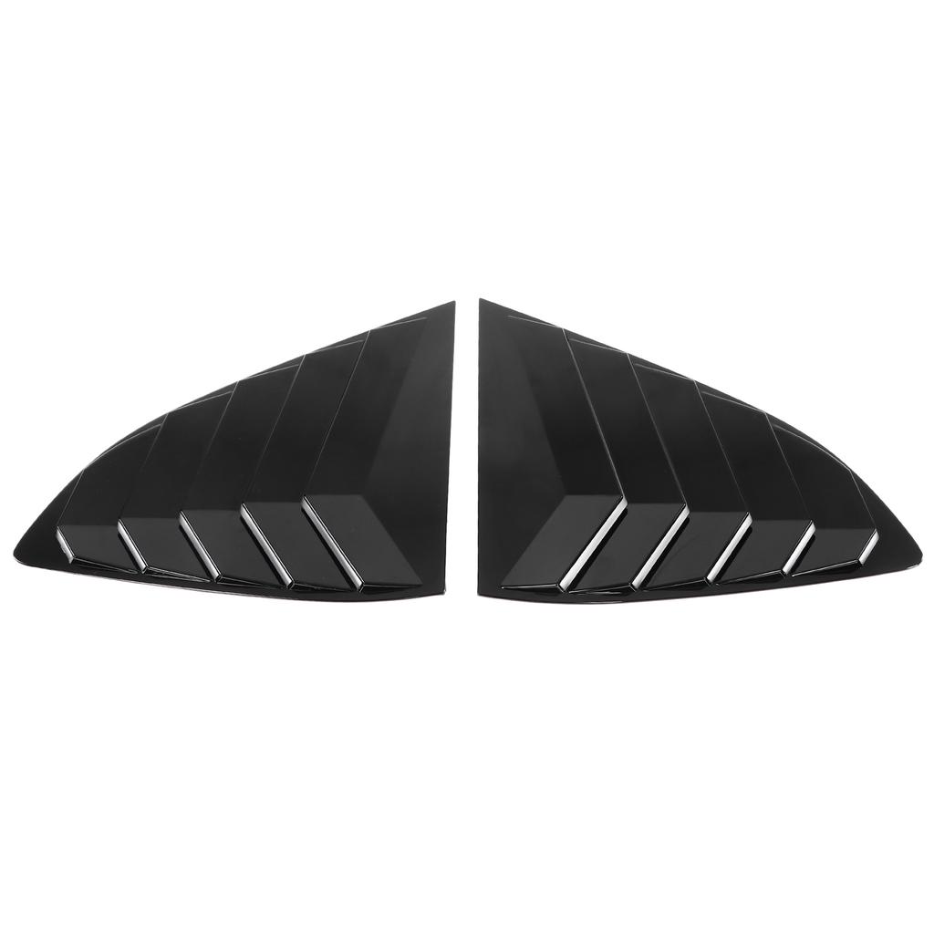 2pcs Rear Side Window Louver ABS Air Vent Scoop Shades Cover Replacement for CRV 2017‑2021