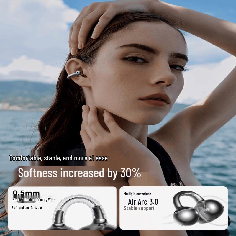 SANAG S8S Ultra AI Ear Clip Wireless Sport Headphones