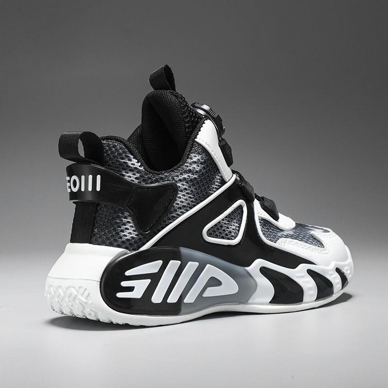 Boys Basketball Running Shoes Mesh Breathable Sneakers Kids Youth