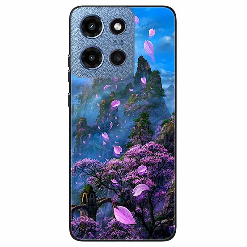 Phone Cases for Moto G 2025 5G Case Flowers Printing Silicone TPU Soft Covers for Motorola Moto G 2025 Back Shell For Moto G 5G