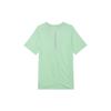Adidas Crew Neck Solid Color Small Logo Pullover Short Sleeve T-Shirt Men Tops Light-Green IL7195