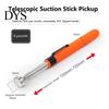 Magnetic Pickup Tool Pen Ergonomic Handle Strong Suction Reusable Convenient Wide Application Extendable Stick Stainless-Steel Telescoping Magnet Rod