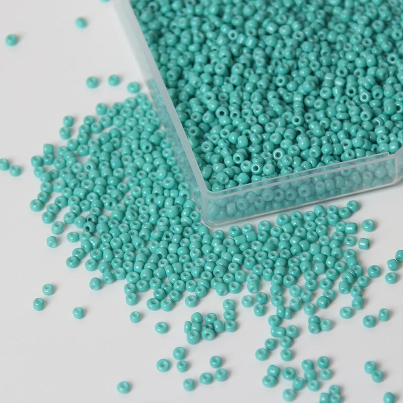 2mm Jednokolorowe szklane koraliki do samodzielnego tworzenia biżuterii - kolczyki, bransoletki, naszyjniki, akcesoria