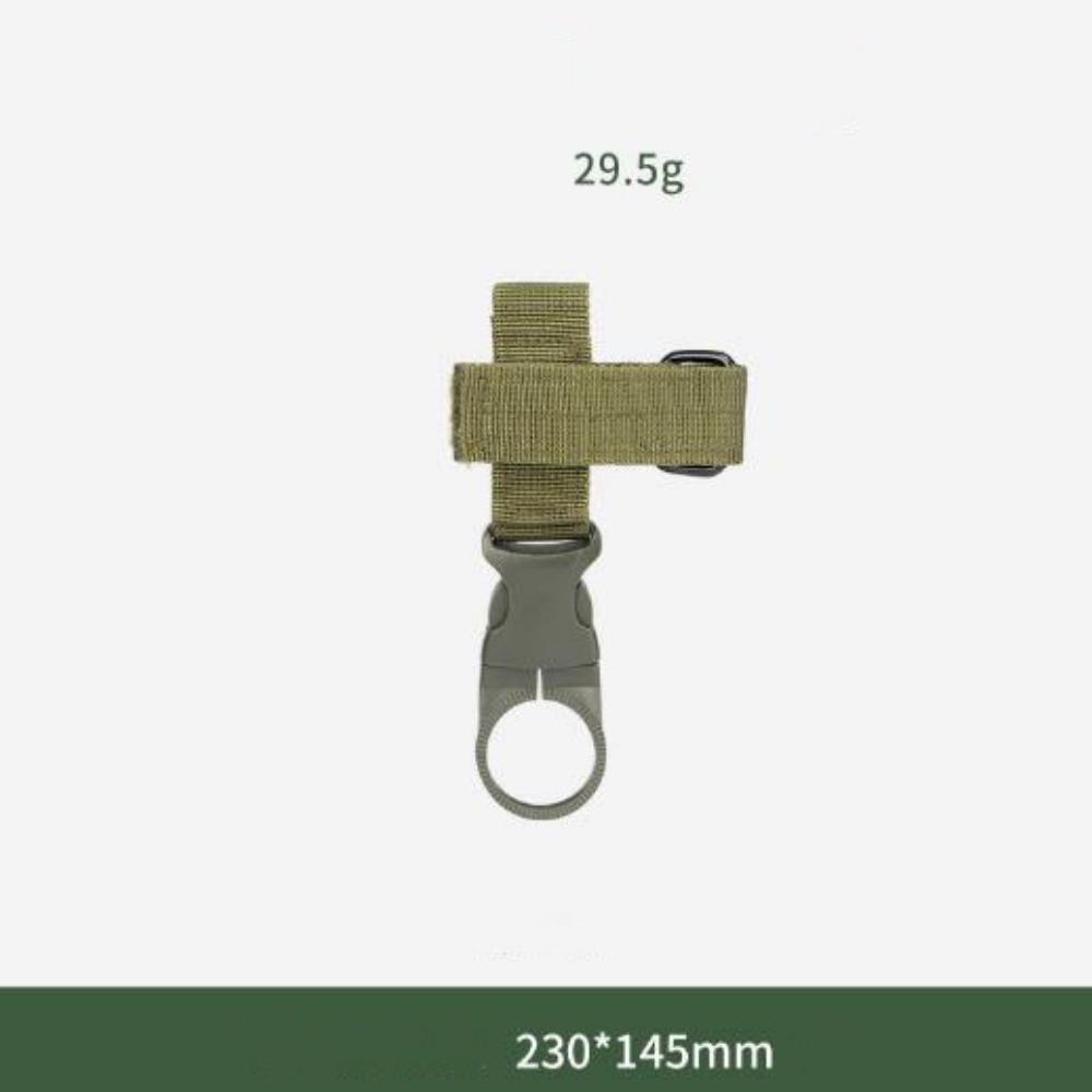 

23*14.5cm Hanging Buckle 3 Colors Water Bottle Buckle New Rope Equipment Storage Buckle зелений