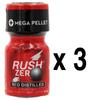 RUSH ZERO Red Distilled 10ml X3 - BGP Leather Cleaner - LC Packs X3
