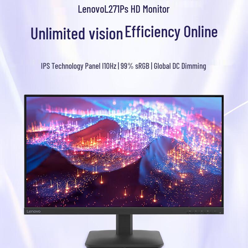 Lenovo L27-4e 27-inch IPS Office Monitor CN plug (adapter included)