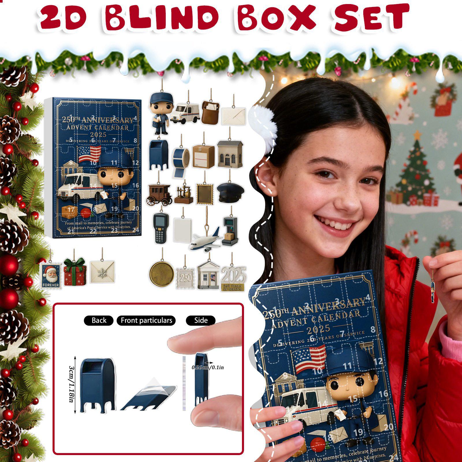 

Календарь обратного отсчета включает 24 подарка, календарь обратного отсчета и подарок-сюрприз One Size