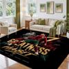 Cristiano Ronaldo Design Crystal Velvet Rug Soft Decorative Mat for Bedroom Entrance
