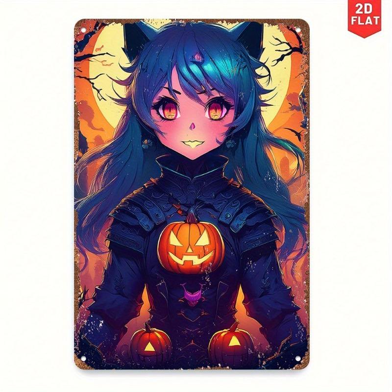 Halloween Metal Tin Sign Wall Decor 20x30cm
