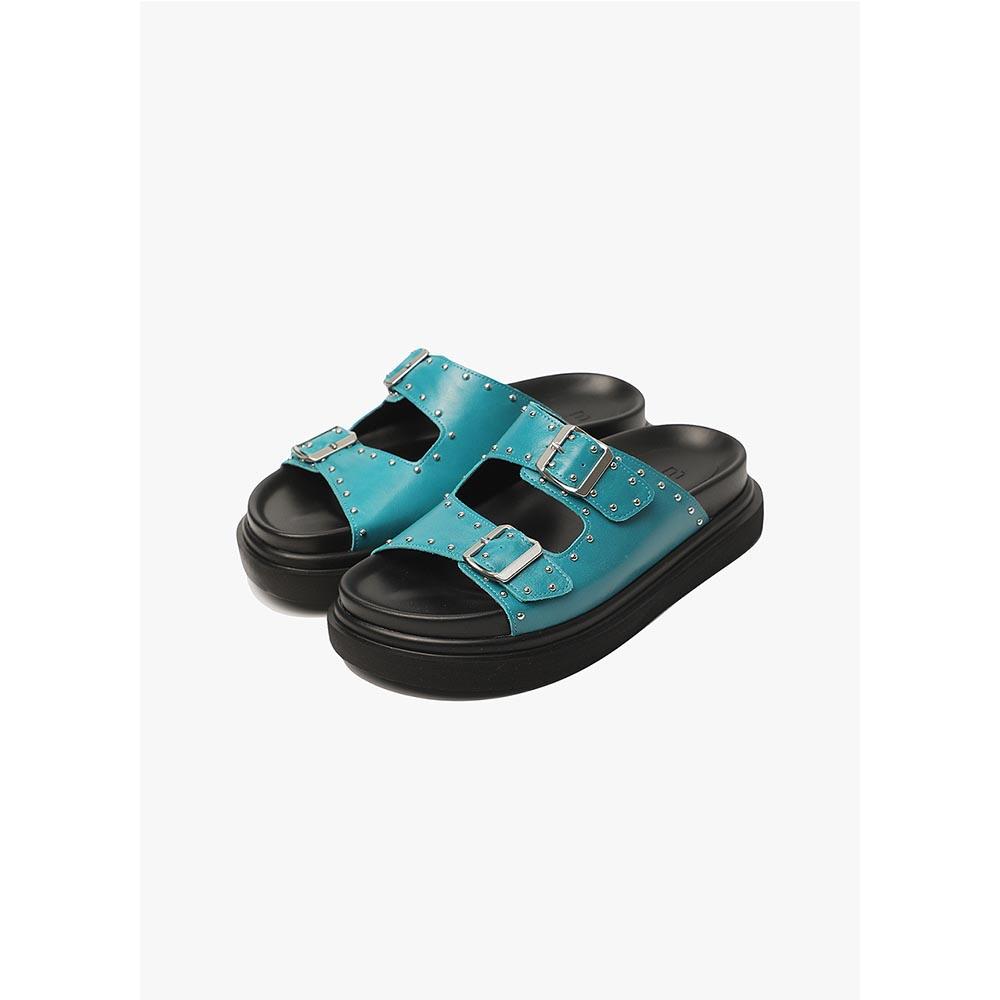 Ebm Two-Buckle Detail Slider Emp5Ash010