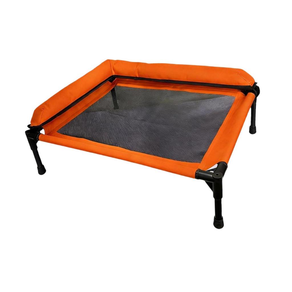 Elevated Cooling Dog Bed Portable Foldable Chewproof Resting Cot for Small Medium Dogs Backyard Balcony Indoor Outdoor Lawn