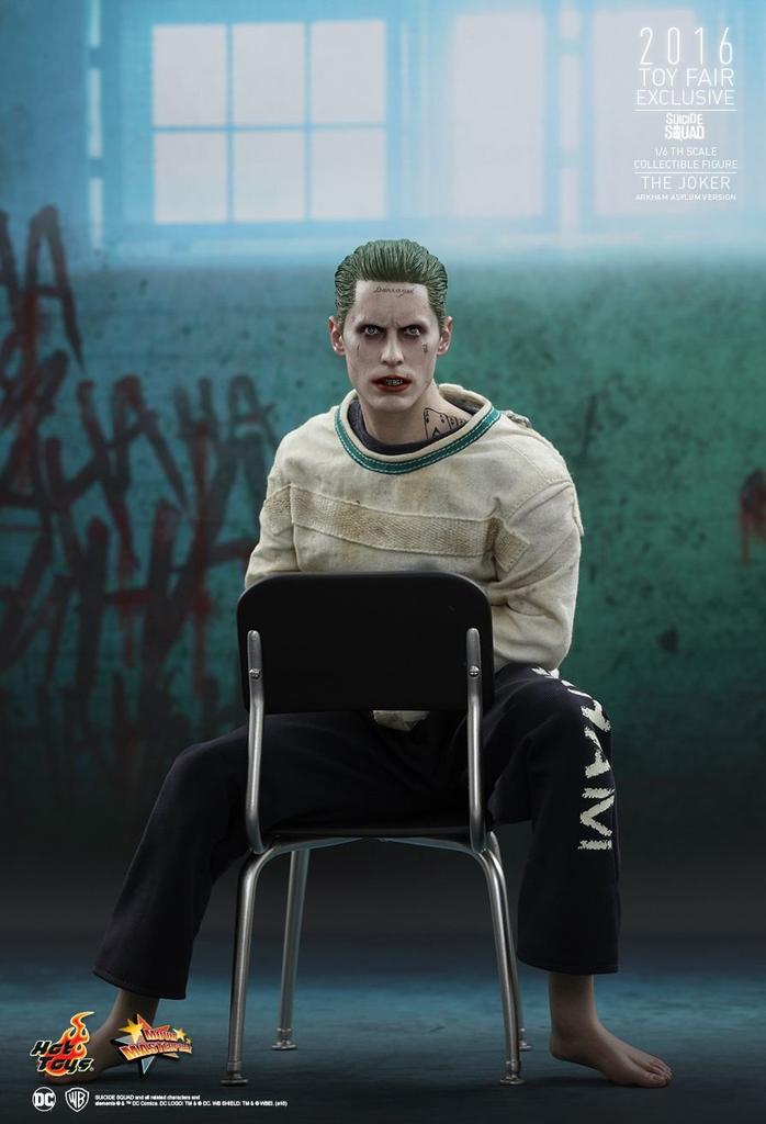 Hot Toys Movie Masterpiece Suicide Squad Joker Arkham Asylum Version Scale Figure 1/6