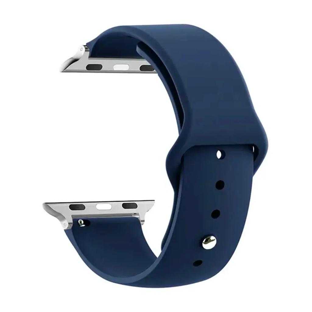 Strap For Apple Watch Bands 40mm 44mm 49mm 45mm 41mm 38mm 42mm Silicone Belt Bracelet iWatch Series Se 9 8 7 6 5 3 Ultra 2 Band