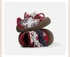 Kids' Cotton Spliced Upper Sports Shoes: Winter Plaid Walking Shoes with Double Shoelaces for Boys and Girls