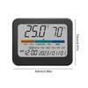 Temperature Humidity Meter Multifunction Digital Thermometer Hygrometer Temperature Humidity Monitor for Living Room Bedroom