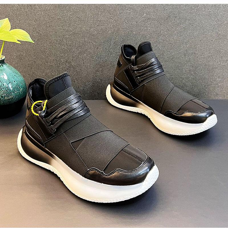 Fashion Luxury Fashion Mix Colors Patchwork  Walking Sneakers For Men Thick Bottom Casual Platform Shoes Flats Loafers Zapatos Hombre