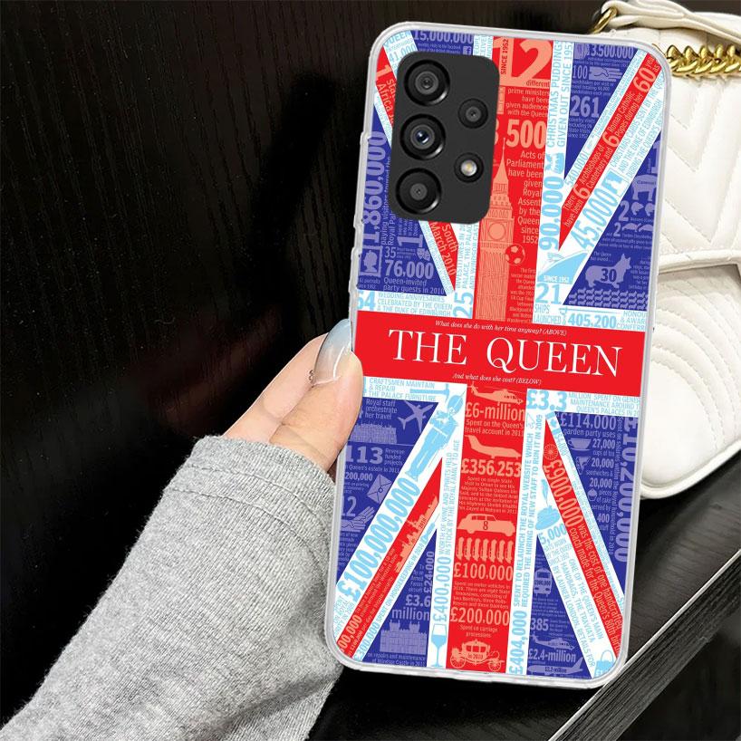 Union Jack England UK Flag Case for Samsung Galaxy A52 A42 A32 A22 A12 A51 A50 A02S Phone Cover A41 A31 A21S A40 A30S A20E A10S