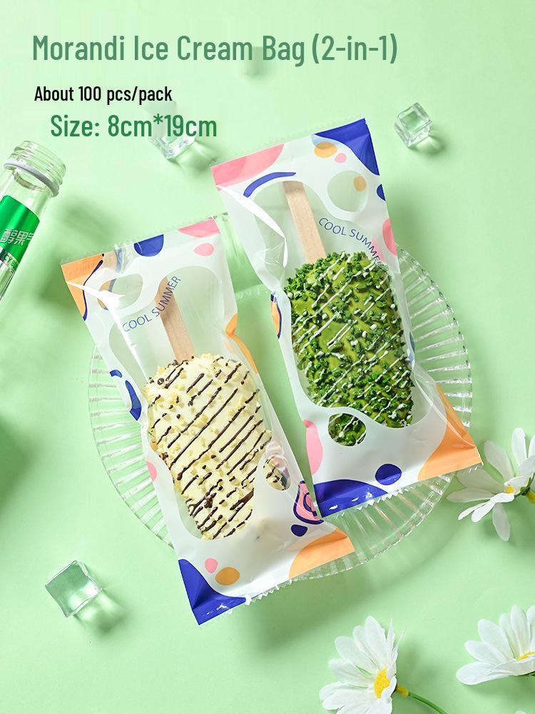 Bolsas Transparentes Auto-Sellantes para Helados y Paletas Hechos a Mano