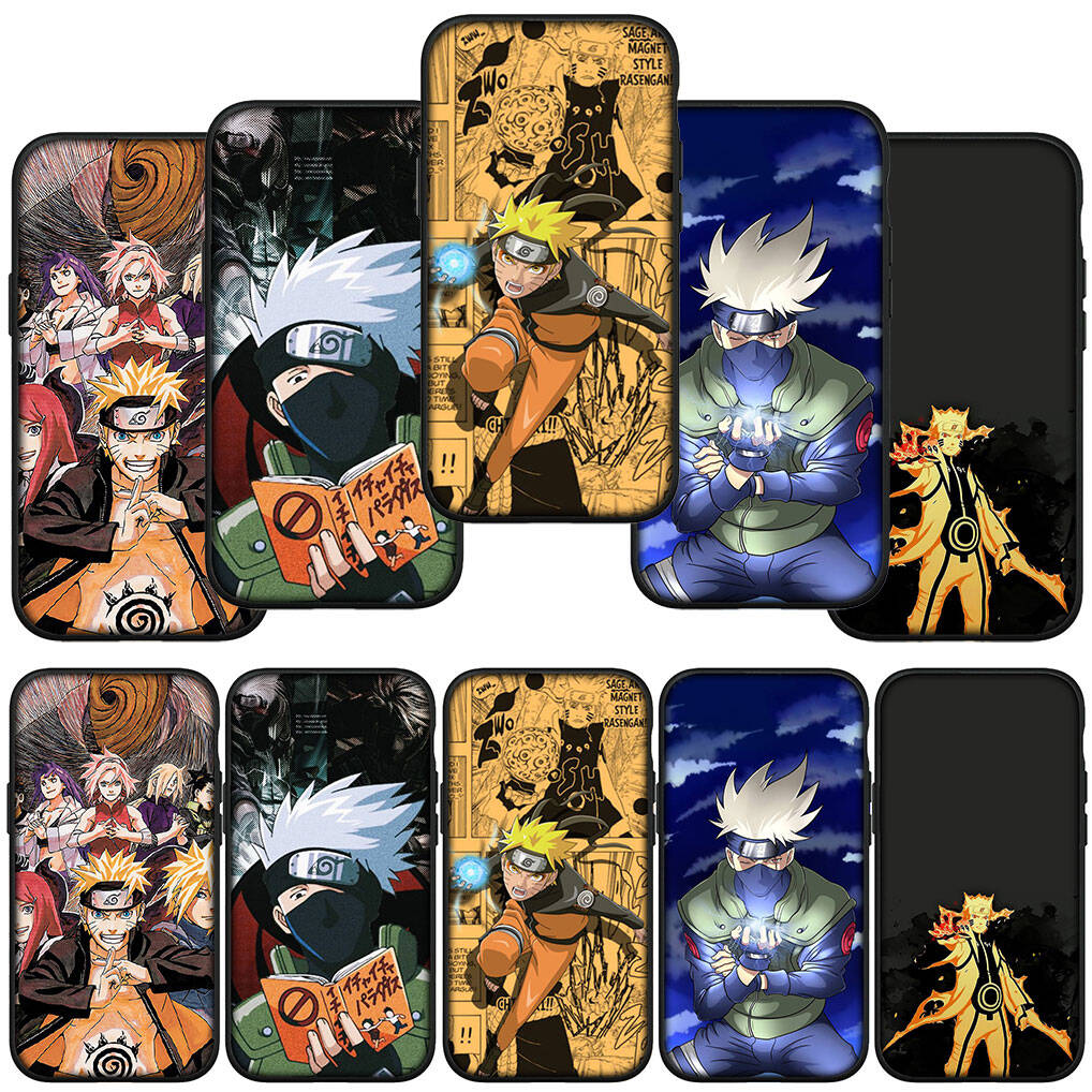 for Samsung Galaxy S25 S24 S23 iPhone 17 16 15 Xiaomi Redmi Note 14 13 12 11 Plus Pro Max XR A37 A57 Phone Case Naruto Anime Kakashi OPPO Huawei Cover
