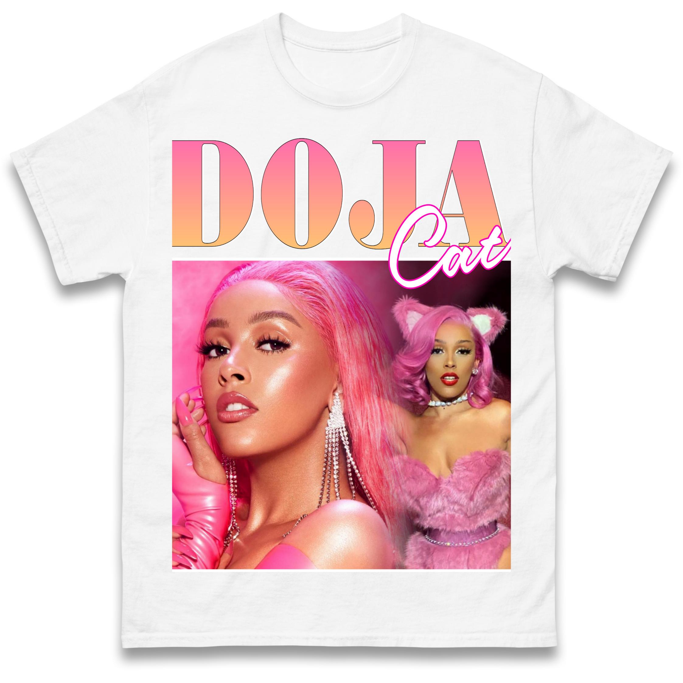 Doja Cat Pink Bootleg Mens T Shirt Womens Tops Tees 4XL