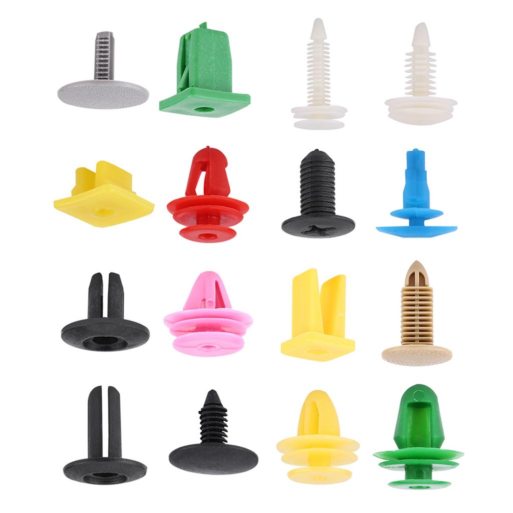 1000pcs Assorted Plastic Car Door Trim Clip Bumper Fastener Retainer Rivet Push Pin Kit