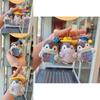 Penguin Soft Toy Keychain With Hat And Notebook Decoration For Backpack Accessories