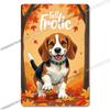 Vintage Cute Dog Themed Metal Tin Sign Retro Funny Puppy Wall Art Decor for Home Pet Shop Man Cave Rustic Iron Painting Plaque