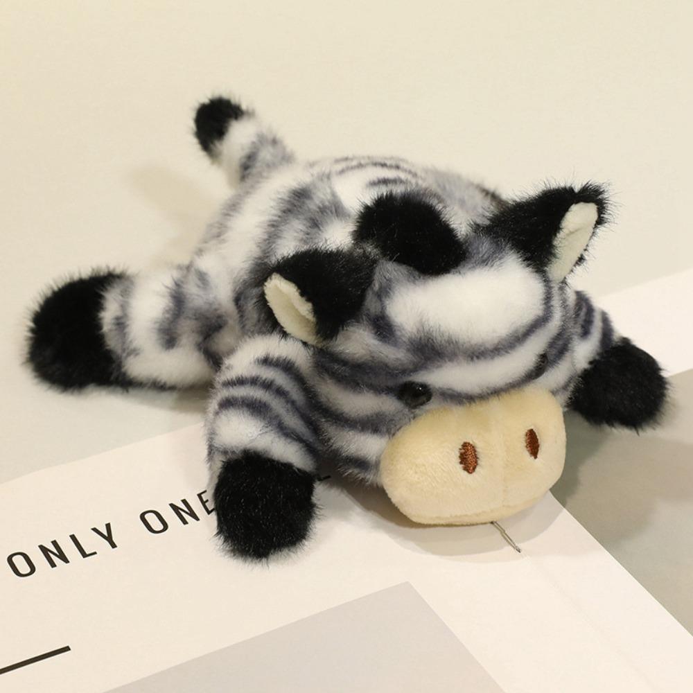 Tiger Magnetic Refrigerator Sticker Doll Zebra Toy Cat Lying Doll Home Decor
