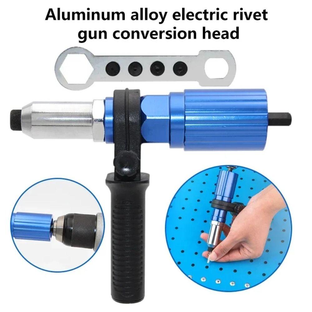 Drill Adapter Electric Rivet Stapler 2.4mm-4.8mm Pull Rivet Tool  Construction Work