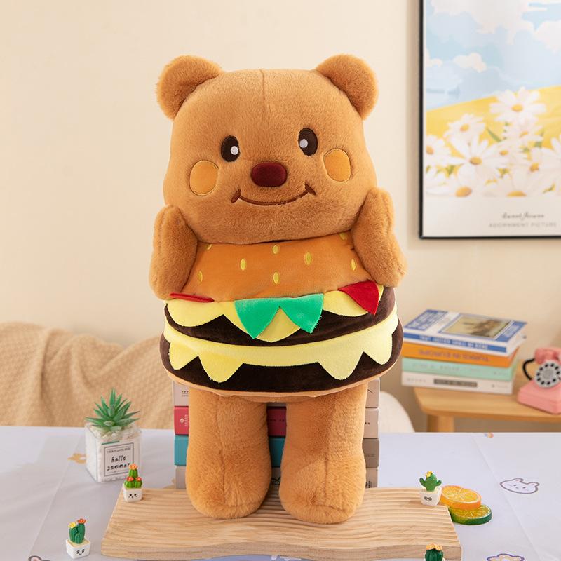 Genuine Hamburg Butter Bear Plush Toy Doll Doll Gift Stall Catch Doll Machine Doll