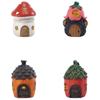 Micro Landscape Resin Garden Mushrooms Mushrooms Mushrooms House Model  Courtyard