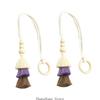 3XUF 2Pcs Elegant Curtain Tiebacks Triangular Fringe Decors for Office or Home Use