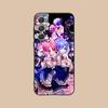 ReZero Rem Ram Matte TPU Mobile Phone Case for Samsung Galaxy S26 S25 S24 S23 S22 S21 S20 Note20 Plus FE Ultra Colorful Cover