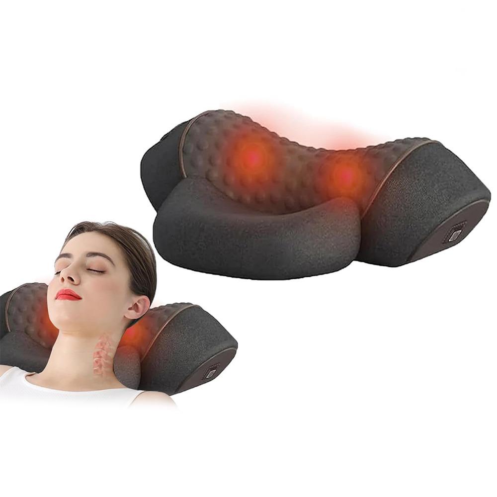 3-in-1 Neck Massage Pillow Memory Foam Neck Massager  for Neck Stretcher Massage Relaxer