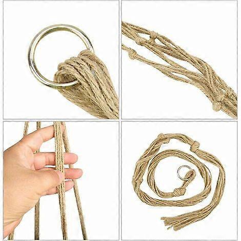 Pot nging Ropes Set of 2 nging Rope for Plant Flowers Indoor Outdoor Garden