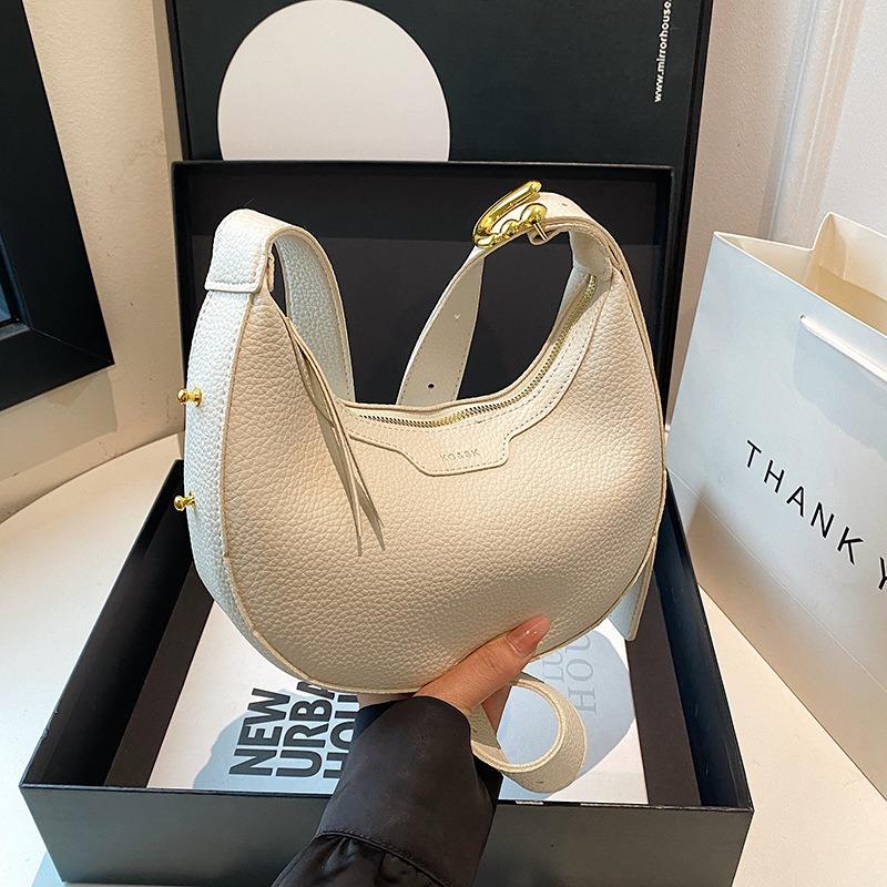 New women's half-moon crossbody shoulder bag niche design fashion trend commuter armpit bag