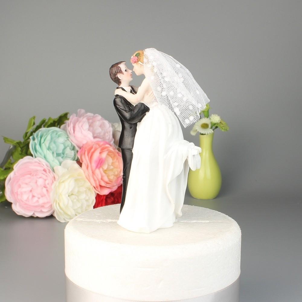 Romantic Style Cake Decorating Doll Elegant Design Bride Groom Figurine  Wedding Party
