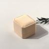 Jewelry Ring Display Case Earring Storage Organizer Portable Square Lid Open Jewelry Earrings Packaging Gift Box