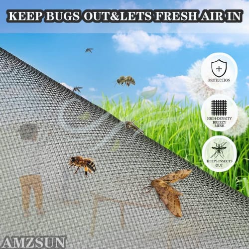 Magnetic Mosquito Net Window Screen, Insect Repellent Door Screen, Magnetic Mosquito Net Curtain, Ventilation and Airflow, DIY Door Curtain, Automatic