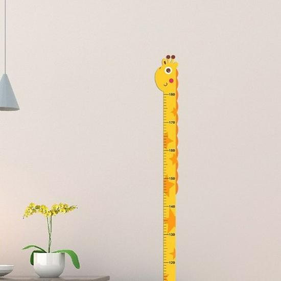 

Детская съемная мультяшная наклейка на стену-ростомер