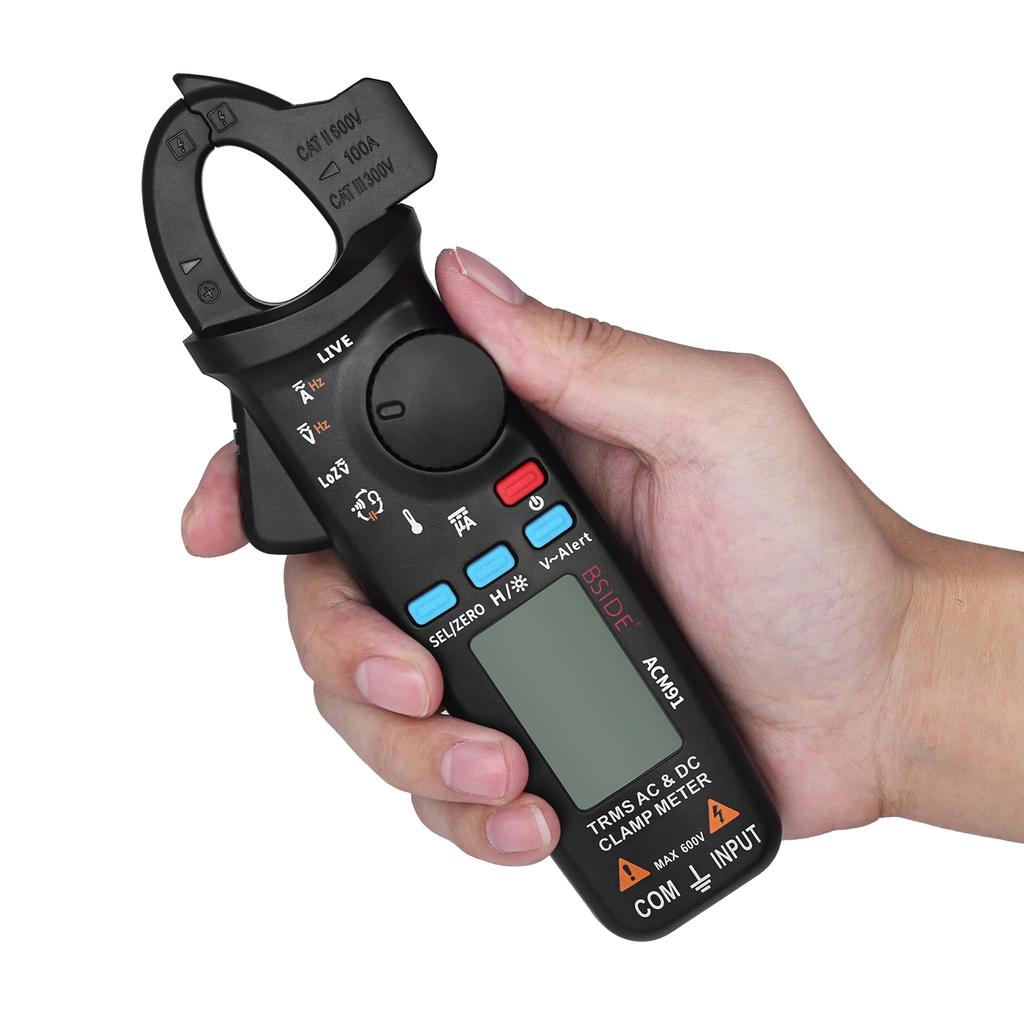 ACM81 ACM91 Digital Clamp Meter 1mA High-Precision Ammeter Pliers True RMS DC AC Current Car Repair Electrical Temp Tester