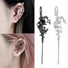 Fashion Personality Coldness Earrings Star Ear Hook Piercing Jewelry Accessories Niche Design Sense Women's Earring Ear Buckle