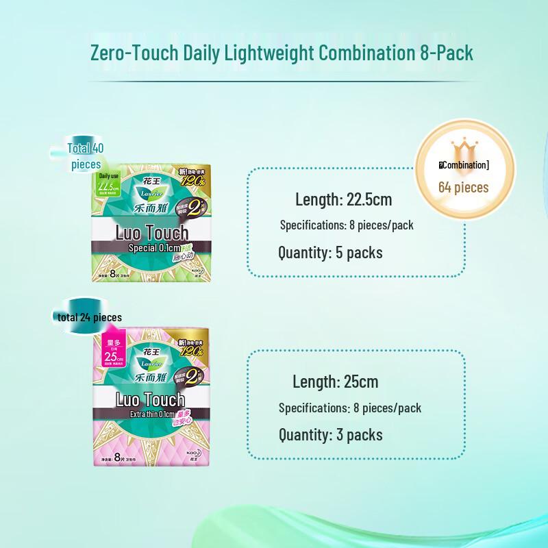 Laurier Kao Zero Sense Sanitary Pads