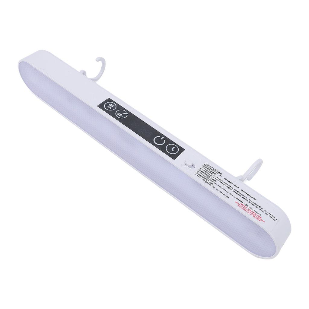 Magnetic Desk Light Bar with Remote Timer Hook and LED Display Wireless Under Cabinet Lighting for Dorm Closet Bunk Bed