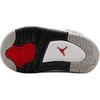 Air Jordan 4 Retro OG TD White Cement 2025 Dětské tenisky Summit-White Fire-Red Tech-Grey IB4387-100