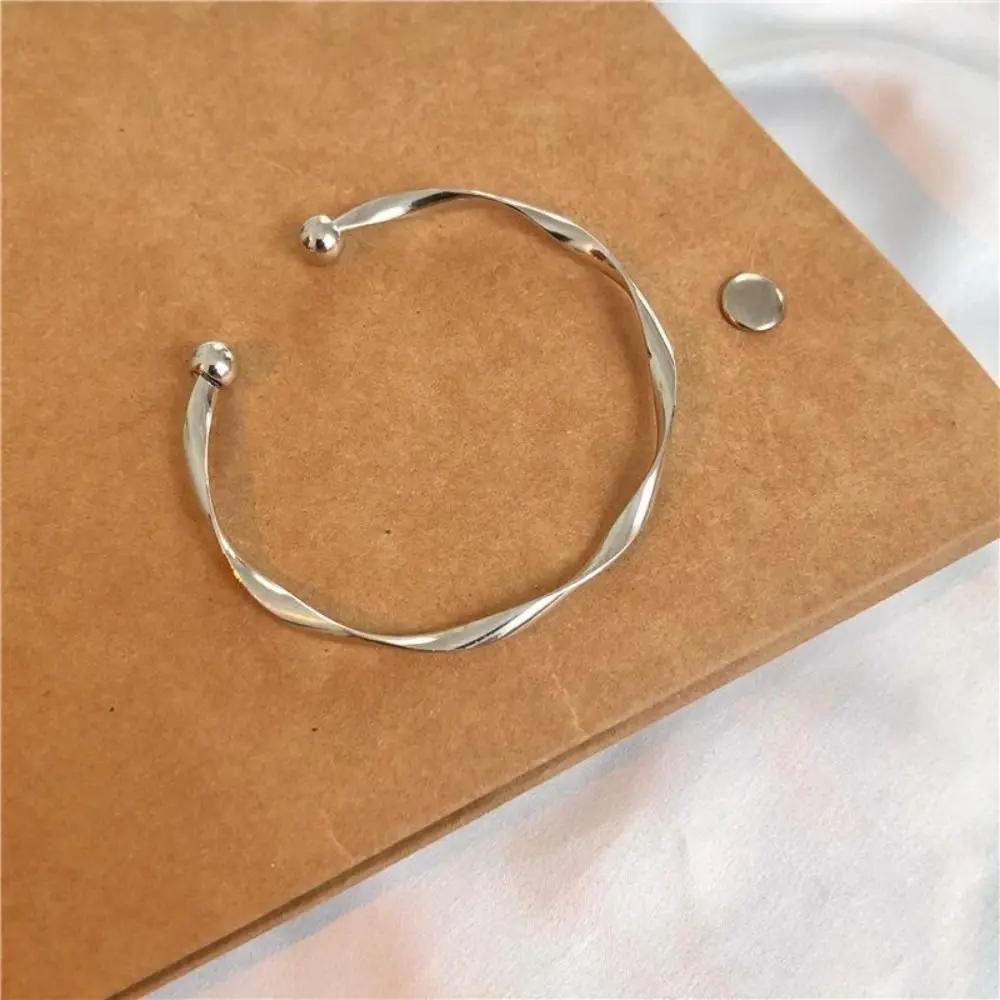 

Gold Silver Color Bracelet Handmade Hiphop Thick Sparling Bangles Hasp Bracelet Birthday Gift Vintage Bracelet for Women Men