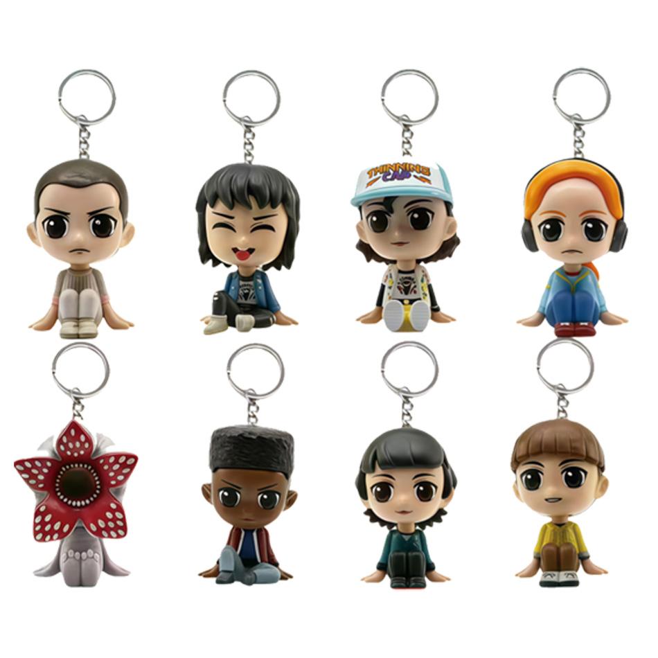 

Strangers Figure Jane Ives/Will Byers/Mike Wheeler Action Cosplay Vinyl Ornament Figures Toy New Year Gift keychain Poseable Articulated Scale