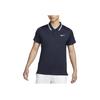 Nike Court Advantage Dri-FIT Color Block Polo Shirt Men Tops Obsidian FD5318-451