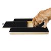 Wooden Dog Nail Scraper - Sandpaper Surface Safe Trimming Sliding Treat Storag, Toy Scratcher,Stress Relief Durable Easy-clean