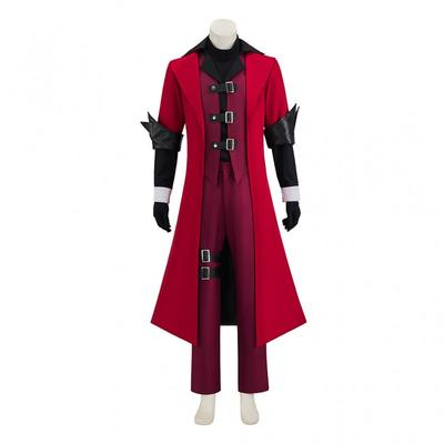Devil May Cry Animefrakk Dante Rød Trenchcoat Cosplay Kostyme Halloween